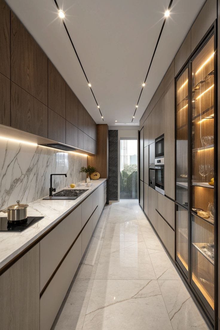 Parallel kitchen